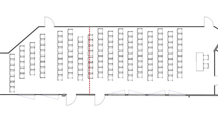 Milchwerk – Grundriss – TG3 Grundriss des Tagungsraums 3 im Milchwerk Radolfzell