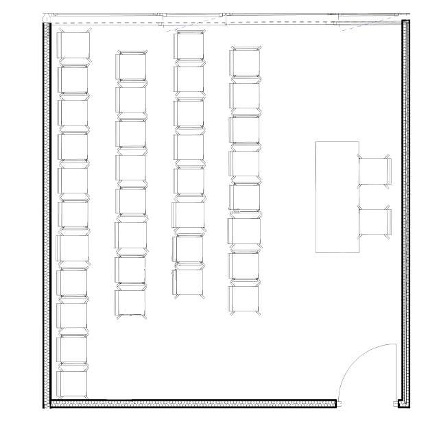 Milchwerk – Grundriss – TG4 Grundriss des Tagungsraums 4 im Milchwerk Radolfzell